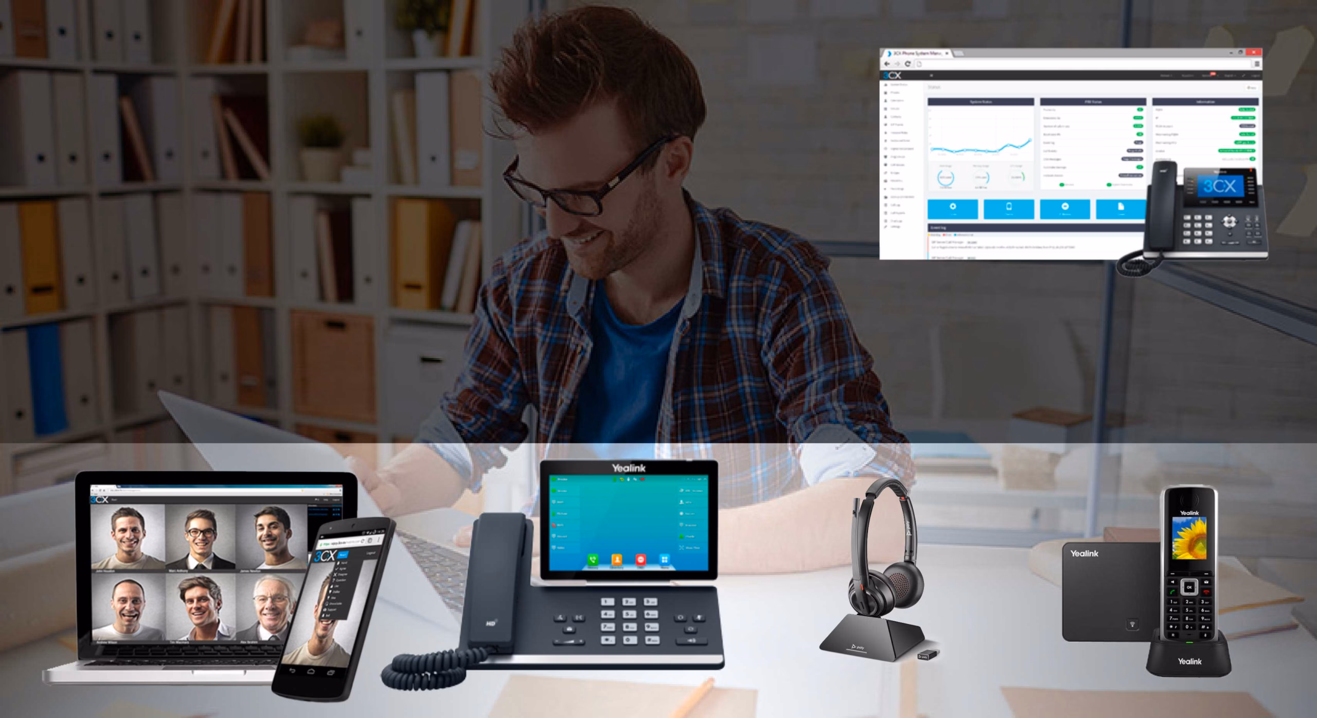 Meeting Visioconférence, VoIP, Chat : <br>une alternative ++ pour les PME ?